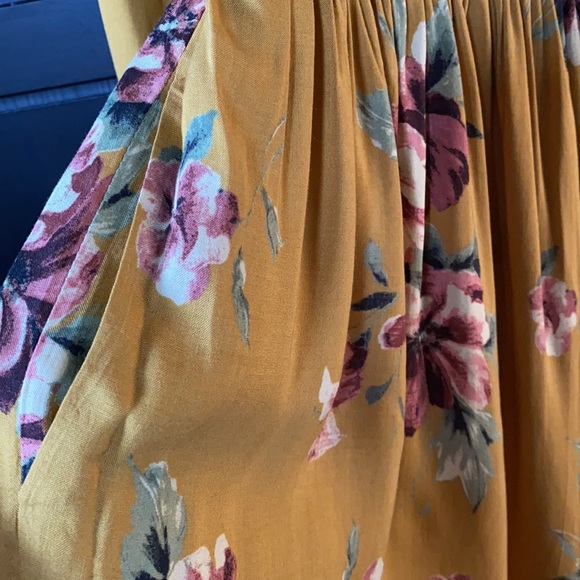 floral print long sleeve bohemian S - Picture 3 of 10